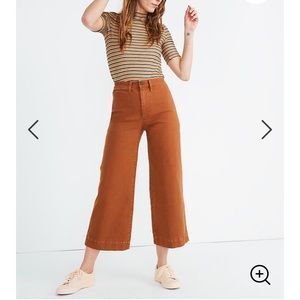 Madewell Emmet Wide Leg Crop Pants